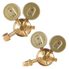 VEVOR Oxygen Acetylene Regulator Set, Oxy-Acetylene Regulators, 0-4000PSI and 0-500PSI Welding Gas Gauges with CGA-540/CGA-510 Inlet Connection & 9/16"-18 Outlet Connection, PC Knob Adjustment