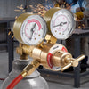 VEVOR Acetylene Regulator, Precise Acetylene Regulator, 0-400PSI Welding Gas Gauge with CGA-200 Inlet Connection & 9/16"-18 LH Outlet Connection, T-Handle Adjustment
