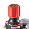 VEVOR Acetylene Regulator, Precise Acetylene Regulator, 0-500PSI Welding Gas Gauge with CGA-510 Inlet Connection & 9/16"-18 LH Outlet Connection, PC Knob Adjustment