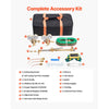 VEVOR Oxygen Acetylene Torch Kit with Check Valves, Gas Welding Cutting Torch Kit, Heavy Duty Oxy Acetylene Brazing Set with 15FT Twin-Hose, 1 Cutting Tip, 3 Welding Tips, 2 Gas Regulators & Tool Bag