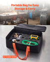 VEVOR Oxygen Acetylene Torch Kit with Check Valves, Gas Welding Cutting Torch Kit, Heavy Duty Oxy Acetylene Brazing Set with 15FT Twin-Hose, 1 Cutting Tip, 3 Welding Tips, 2 Gas Regulators & Tool Bag