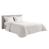 VEVOR King Duvet Cover Set, 100% Cotton, 3 Pieces Bedding Set King Size with 1 Duvet Cover 104 x 90 in and 2 Pillow Shams 20 x 36 in, Soft Breathable, Double Zipper Closure, for Home Bedding, White