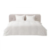 VEVOR Queen Duvet Cover Set, 100% Cotton, 3 Pieces Bedding Set Queen Size with 1 Duvet Cover 90 x 90 in and 2 Pillow Shams 20 x 26 in, Soft Breathable, Double Zipper Closure, for Home Bedding, White