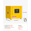 VEVOR Flammable Storage Cabinet, 13" x 13" x 13", Industrial Fire Cabinet, Double-Wall Cold Rolled Steel Hazardous Storage Safety Cabinet, Fire & Explosion-Proof with Lock for Factories Labs Workshops