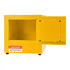 VEVOR Flammable Storage Cabinet, 13" x 13" x 13", Industrial Fire Cabinet, Double-Wall Cold Rolled Steel Hazardous Storage Safety Cabinet, Fire & Explosion-Proof with Lock for Factories Labs Workshops