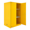 VEVOR Flammable Storage Cabinet, 34" x 43" x 70", Industrial Fire Cabinet, Fire & Explosion Proof, Double-Wall Cold Rolled Steel, 2-Door Hazardous Safety Cabinet with 2 Adjustable Shelves & Key Lock