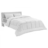 VEVOR Comforter Duvet Insert, 102 x 90 in, King Size Down Alternative Comforter, Quilted All Season Duvet with 4 Tabs, Soft & Machine Washable, Box Stitched Bedding for Home Hotel, Women/Men, White