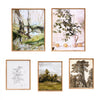 VEVOR 16 PCS Framed Wall Art Prints, Vintage Eclectic Art Decor, Gallery Wall Prints with 3 Sizes for Flexible Combinations, High Gloss & Low-Solubility Canvas, for Living Room, Bedroom, Bathroom