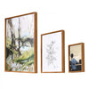 VEVOR 16 PCS Framed Wall Art Prints, Vintage Eclectic Art Decor, Gallery Wall Prints with 3 Sizes for Flexible Combinations, High Gloss & Low-Solubility Canvas, for Living Room, Bedroom, Bathroom