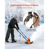 VEVOR Electric Snow Shovel, 12A 17 inch Corded Snow Shovel, 60° Adjustable Chute, 20 ft Throwing Distance, Snowthrower with Dual Safety Switch, Winter Ice Removal Tool for Driveway Sidewalk Patio