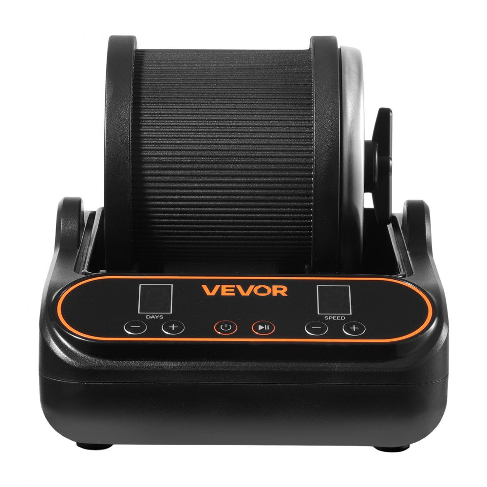VEVOR Rock Tumbler, 2 lb Rock Polishing Machine, Rocks Tumbling Kit with 4-Speed Adjustment, 1–9 Day Timer, PC Sound Reduction Cover & TPU Drum, Direct Drive Motor Rocks Polishing, Quiet Operation