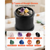 VEVOR Rock Tumbler Kit, 2 lbs Rock Polishing Kit, 4 Speed Settings 9-Day Polishing Timer Stone Polishing Kit, Rock Polisher with Rough Gemstones and Polishing Grits, Rock Polisher for Adults Kids