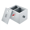 VEVOR Commercial Grease Trap, 8 LBS Grease Interceptor, Top Inlet Interceptor, Under Sink Stainless Steel Grease Trap, 2.8 GPM Waste Water Oil-water Separator, for Restaurant Canteen Home Kitchen