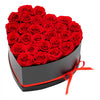 VEVOR Forever Flowers, 27 Preserved Roses in a Heart Shape Box, Eternal Flowers Immortal Bouquet Birthday Present for Delivery Prime Women Her Wife Mothers, Anniversary, Valentine's Day,Christmas, Red