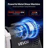 VEVOR Electric Metal Shear, 4.0-Amp Corded Sheet Metal Cutter with 360-Degree Swivel Head, Variable Speed, Continuous Cutting, Clean Cut for 18GA Galvanized Steel, 20 GA Stainless Steel, 2500 SPM