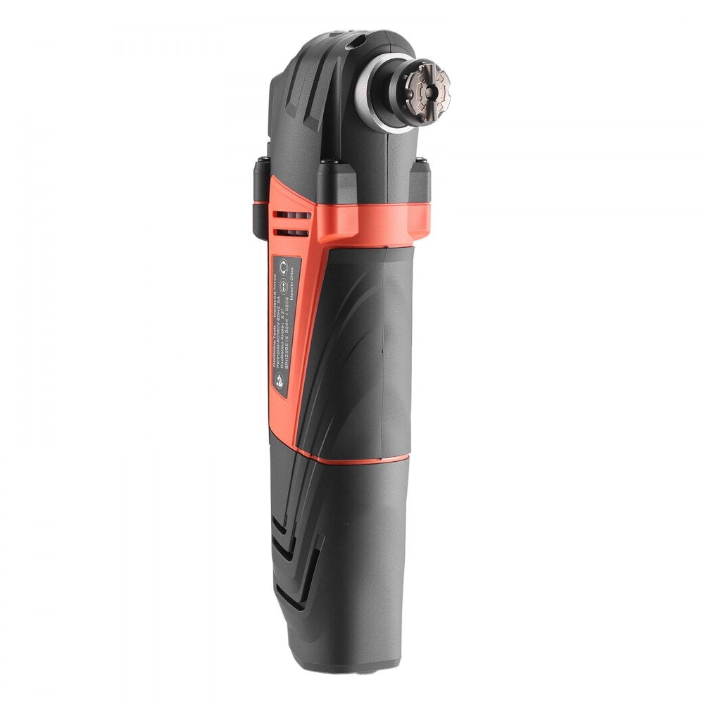 VEVOR Multitool Oscillating Tool, 4Amps Electric Oscillating Multi Tool Corded with 6 Variable Speeds 7000 - 19000 OPM, 3.2° Oscillating Angle, 13PCS Saw Accessories, LED Work Light & Tool Bag