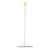 VEVOR Landscape Rake, 36 inch Wide Head 102 inch Handle, Large Heavy Duty Aluminum Landscaping Leaf Rake Tool, Asphalt Level for Loosening Soil, Garden & Yard, Pond Gravel & Beach Lawn Care, 52ft Rope
