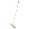 VEVOR Landscape Rake, 36 inch Wide Head 133 inch Handle, Large Heavy Duty Aluminum Landscaping Leaf Rake Tool, Asphalt Level for Loosening Soil, Garden & Yard, Pond Gravel & Beach Lawn Care, 52ft Rope
