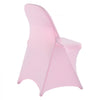 VEVOR 50 Pcs Pink Chair Covers, Polyester Spandex Chair Cover, Stretch Slipcovers for Wedding Party Dining Banquet Flat-Front Chair Covers, Fits Chair Measures up to 17.72 x 18.11 x 30.31 inch