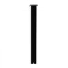 VEVOR Mailbox Post, 43 x 4 x 4 Inches, Steel In-Ground Mounting Mail Box Stand with Universal Plate Bracket, Heavy Duty Metal Post Sleeve Kit for Outside Curbside Residential Use, Powder Coated Black