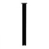VEVOR Mailbox Post, 43 x 4 x 4 Inches, Steel In-Ground Mounting Mail Box Stand with Universal Plate Bracket, Heavy Duty Metal Post Sleeve Kit for Outside Curbside Residential Use, Powder Coated Black
