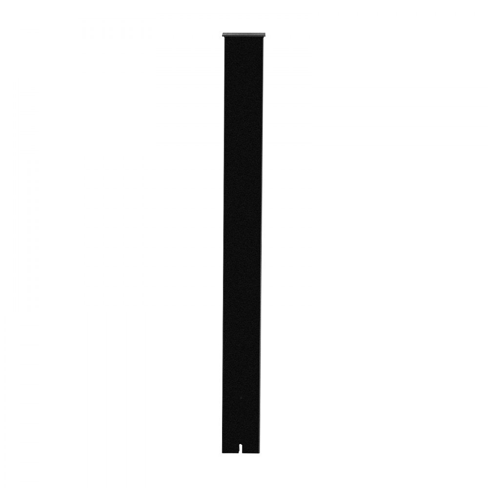 VEVOR Mailbox Post, 43 x 4 x 4 Inches, Steel In-Ground Mounting Mail Box Stand with Powder Coating Surface, Heavy Duty Metal Post Sleeve Kit for Outside Curbside Residential Use, Easy Install, Black