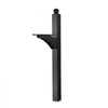 VEVOR Mailbox Post, 56 x 4 x 4 Inches, Aluminum In-Ground Mounting Mail Box Stand with Universal Plate Bracket, Heavy Duty Metal Post Sleeve Kit for Outside Curbside Residential, Powder Coated Black