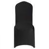 VEVOR 100 Pcs Black Chair Covers, Polyester Spandex Chair Cover, Stretch Slipcovers for Wedding Party Dining Banquet Flat-Front Chair Covers, Fits Chair Measures up to 20.08 x 17.72 x 37.4 inch