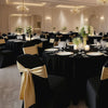 VEVOR 30 Pcs Black Chair Covers, Polyester Spandex Chair Cover, Stretch Slipcovers for Wedding Party Dining Banquet Flat-Front Chair Covers, Fits Chair Measures up to 18.11 x 19.69 x 33.86 inch