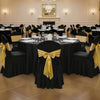 VEVOR 30 Pcs Black Chair Covers, Polyester Spandex Chair Cover, Stretch Slipcovers for Wedding Party Dining Banquet Flat-Front Chair Covers, Fits Chair Measures up to 20.08 x 17.72 x 37.4 inch