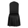 VEVOR 30 Pcs Black Chair Covers, Polyester Spandex Chair Cover, Stretch Slipcovers for Wedding Party Dining Banquet Flat-Front Chair Covers, Fits Chair Measures up to 20.08 x 17.72 x 37.4 inch