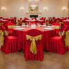 VEVOR 30 Pcs Red Chair Covers, Polyester Spandex Chair Cover, Stretch Slipcovers for Wedding Party Dining Banquet Flat-Front Chair Covers, Fits Chair Measures up to 20.08 x 17.72 x 37.4 inch
