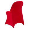 VEVOR 50 Pcs Red Chair Covers, Polyester Spandex Chair Cover, Stretch Slipcovers for Wedding Party Dining Banquet Flat-Front Chair Covers, Fits Chair Measures up to 17.72 x 18.11 x 30.31 inch