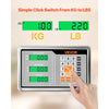 VEVOR Computing Digital Platform Scale, 220 lbs Load, 0.04 lbs Accuracy, Electronic Floor Scale with LB/KG, Tare, Price Calculator, AC/DC Power Supply, Fit for Luggage, Shipping, Packages, Postage