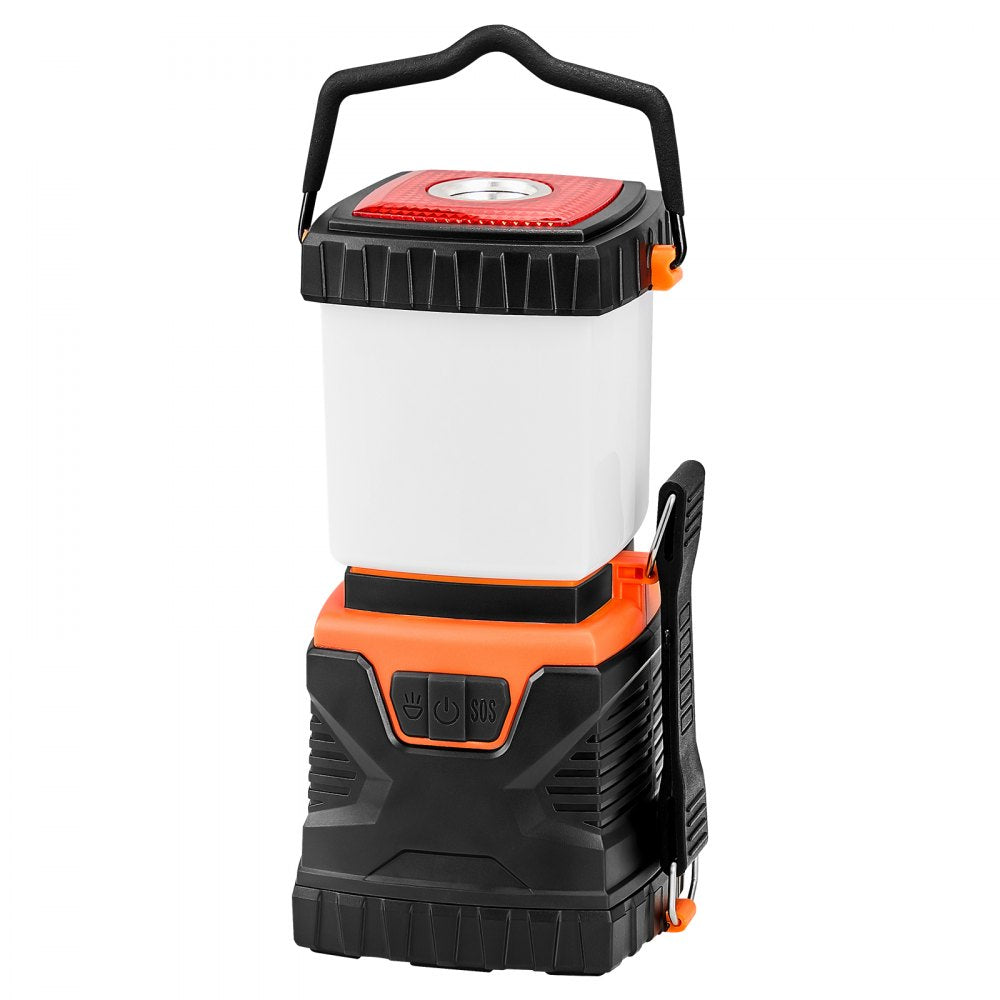 VEVOR LED Camping Lantern, All-in-one, 1000LM, 360° Illumination, 4 Lighting Modes, Battery Powered Light, Outdoor Robust Flashlight, Built to Last Light, Ideal for Hiking Fishing Outages Repairs
