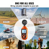VEVOR Portable Anemometer, Temperature Range 14℉-113℉, Equipped with LED Backlit Display, Captures Wind Speed, Temperature, Air Volume, and Chill Factor, Ideal for Boating, Kite Surfing, Drone Pilo