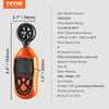 VEVOR Portable Anemometer, Temperature Range 14℉-113℉, Equipped with LED Backlit Display, Captures Wind Speed, Temperature, Air Volume, and Chill Factor, Ideal for Boating, Kite Surfing, Drone Pilo