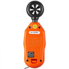 VEVOR Portable Anemometer, Temperature Range 14℉-113℉, Equipped with LED Backlit Display, Captures Wind Speed, Temperature, Air Volume, and Chill Factor, Ideal for Boating, Kite Surfing, Drone Pilo