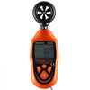 VEVOR Portable Anemometer, Temperature Range 14℉-113℉, Equipped with LED Backlit Display, Captures Wind Speed, Temperature, Air Volume, and Chill Factor, Ideal for Boating, Kite Surfing, Drone Pilo
