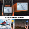 VEVOR Bluetooth Portable Anemometer, Temperature Range 14℉-140℉, Digital Device for Measuring Wind Speed, Temperature, Air Flow, and Wind Chill, Equipped with LED Backlit Display, Ideal for Surfing