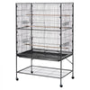 VEVOR Bird Cage, 36.6 x 22.8 x 59.5 inch, Flat Top, Wrought Iron Bird Flight Cage with Perches, Slide-Out Tray and Plastic Feeders, for Blue Tit, Cockatiel, Canary, Monk Parakeet, African Grey Parrot