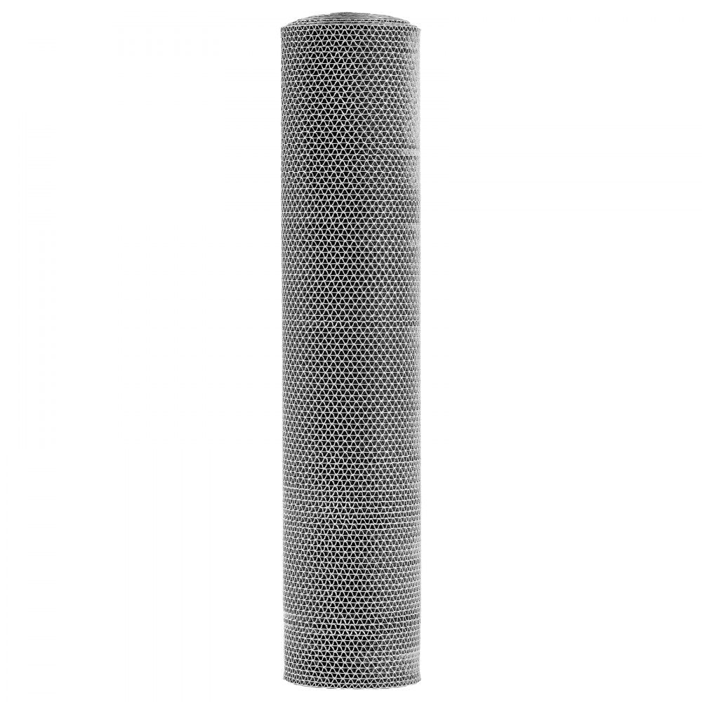 VEVOR Drainage Mat, 3 x 16.4 ft, PVC Non Slip Commercial Floor Mat, Wet Area Water Drain Splash Matting Hollow Doormat Roll, for Outdoor Indoor Restaurant Swimming Pool Patio Bathroom Washroom, Gray