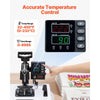 VEVOR Heat Press Machine, 15 x 15 in, 2-in-1 Multifunction, 360° Swing Away, 1200W Double Tube Fast and Even Heating, Digital Precise Control, Sublimation Press Machine for T-Shirts, Hats, Caps