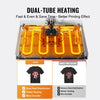 VEVOR Heat Press Machine, 12 x 15 inch, 2 in 1 Heat Transfer Machine with Hat Press, 360° Swing Away T-Shirt Pressing Machine, Digital Precise Control, Fast Even Heating for T-Shirts/Hats/Caps, Green