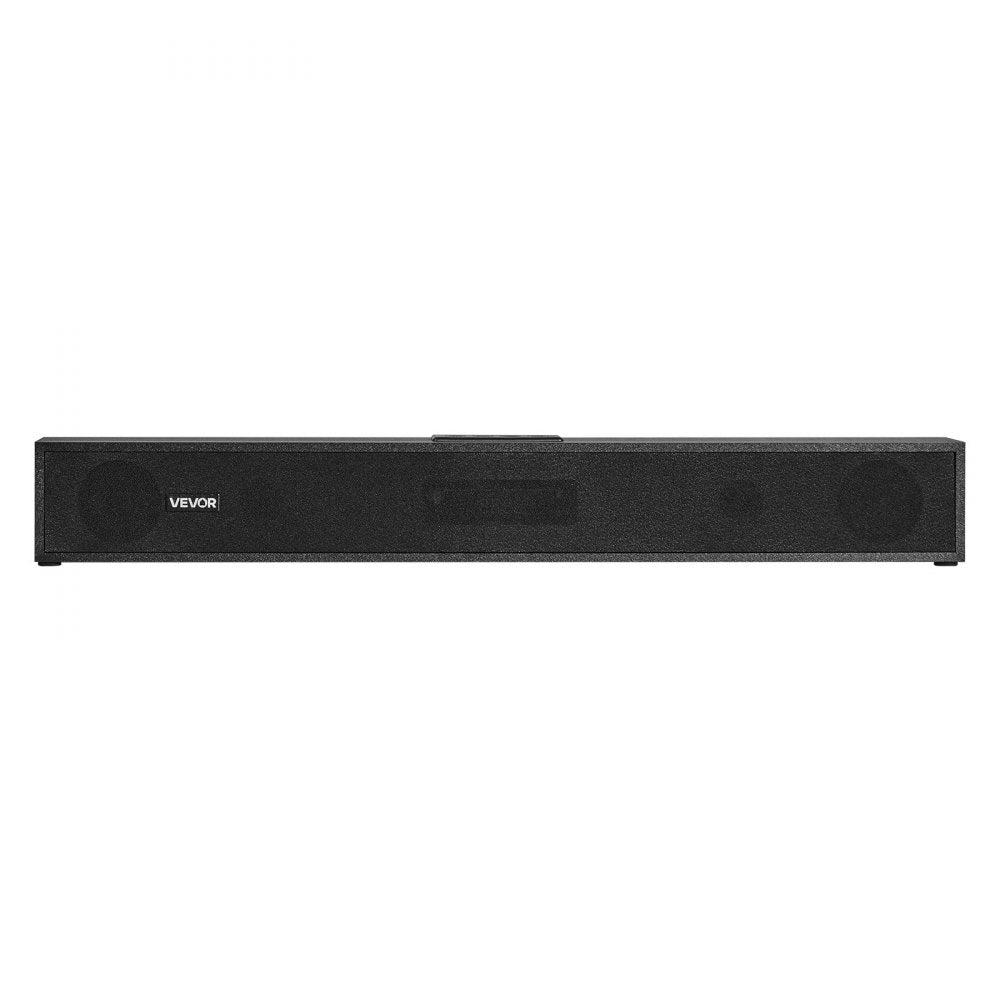 VEVOR Sound Bar for Smart TV, 2.0 Channel, 24-Inch Compact Soundbar TV Speakers for Projector, Bluetooth AUX Connection, Remote Control, Easy Setup, 80W Surround Sound System for PC Home Theater Audio