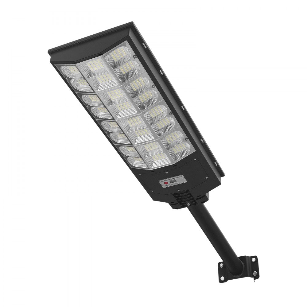 VEVOR 8000W Solar Street Lights Outdoor, 450000LM, Commercial Parking Lot Lights Dusk to Dawn, LED Flood Security Lamp with Motion Sensor, IP65 Waterproof Outdoor Lighting, for Driveway Yard, 3 Pack
