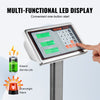 VEVOR Computing Digital Platform Scale, 660 lbs Load, 0.1 lbs Accuracy Computing Floor Scale with LB/KG, Tare, Price Calculator, Stainless Steel High-Definition Display for Boxes, Luggages, FCC Listed