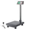 VEVOR Computing Digital Platform Scale, 660 lbs Load, 0.1 lbs Accuracy Computing Floor Scale with LB/KG, Tare, Price Calculator, Stainless Steel High-Definition Display for Boxes, Luggages, FCC Listed