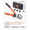 VEVOR Copper Pipe Crimping Tool, Hydraulic Driven Press Tool with 1/2", 3/4", 1" VUS Jaws, Copper Tube Fittings Crimper for Narrow Spaces, Straight & Bend Fittings - Compatible with ProPress