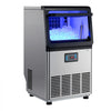 VEVOR Commercial Ice Maker Machine, 90 lbs/24h with 13 lbs Storage Capacity, Countertop/Freestanding/Under Counter, Stainless Steel Ice Maker with LED Display & Self-Cleaning, for Home Bar Restaurant